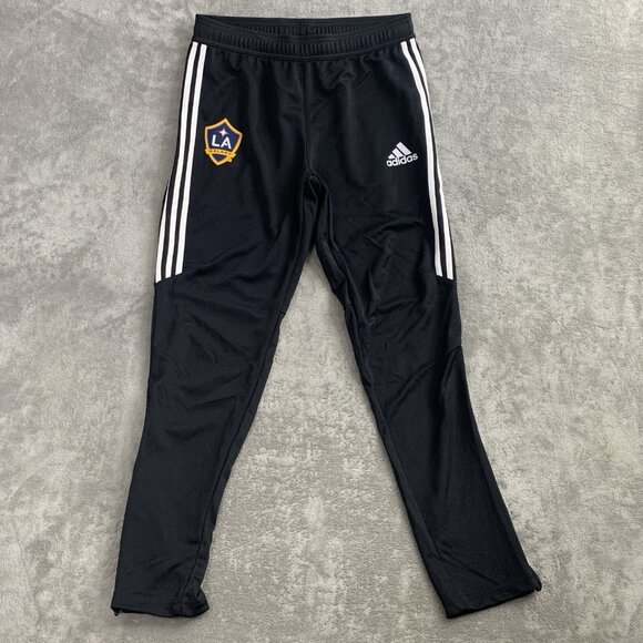 Adidas Sweatpants Men Medium LA Galaxy Black Tiro Training Pant Soccer Aeroready - Picture 1 of 13